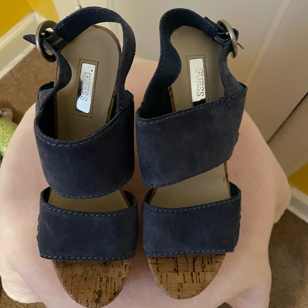 Blue women wedge.